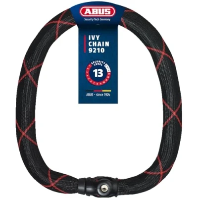 Abbildung von ABUS 88692 Kettenschloss, Schwarz, 110 cm