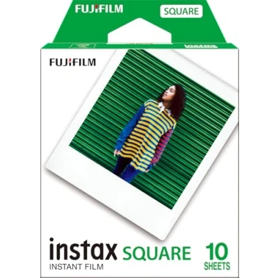 Abbildung von INSTAX Square ISO 800 Film with White Border, 10 Shot Pack