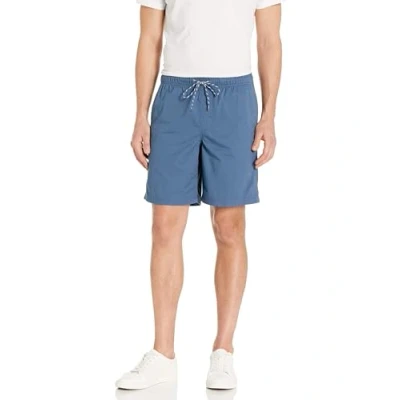 Abbildung von Amazon Essentials Herren Walkshorts Schrittlänge 20 cm lockere Passform mit Kordelzug (in Übergröße erhältlich), Tiefblau, L
