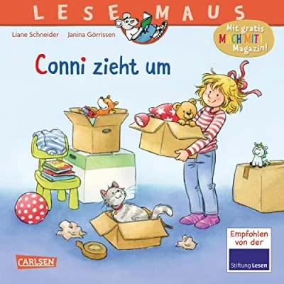 Abbildung von LESEMAUS 66: Conni zieht um: Bilderbuchgeschichte für Kinder ab 3 (66)