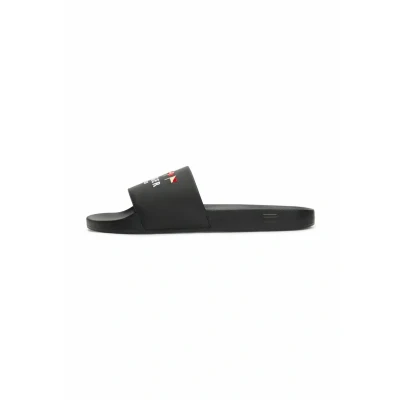 Abbildung von Tommy Hilfiger Embroidery Badesandale, Herren, Größe: 41, Black Schuhe