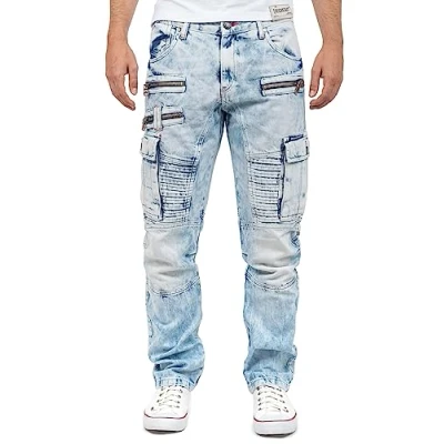 Abbildung von Cipo &amp; Baxx Herren Jeans CD798 bans Iceblue W36/L34