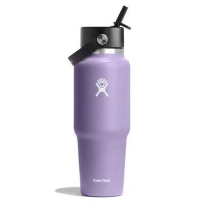 Abbildung von Hydro Flask 32oz / 946ml Wide Mouth Travel Bottle + Flex Straw Cap Wasserflasche