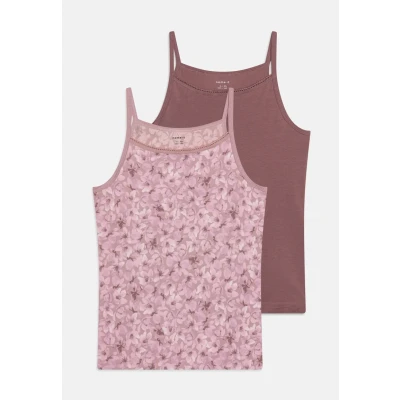 Abbildung von NAME IT Mädchen NKFSTRAP TOP 2P Flower NOOS Unterhemd, Mauve Shadows, 134/140 (2er Pack)