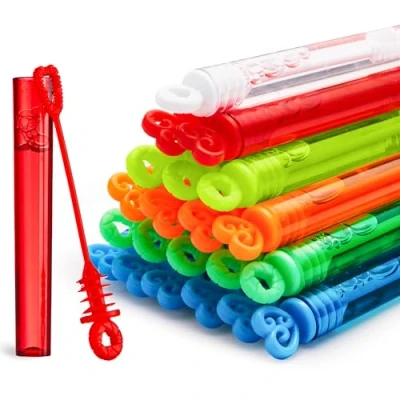 Abbildung von JOYIN 72 PCS Mini Blasenstäbe Set, Seifenblasen, Seifenblasenstab,Seifenblasen Mitgebsel, Partybevorzugung, Bubbles Party Favors for Kids, Geschenk, Kreis und Herzformen für Kinder