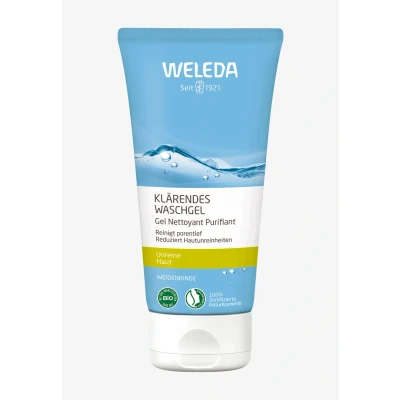 Abbildung von WELEDA Bio Klärendes Waschgel porentiefe Naturkosmetik Anti Pickel Gesichtsreinigung für unreine Haut. Gesichtspflege bekämpft / Mitesser &amp; reduziert überschüssigen Talg (vegan, 100ml)