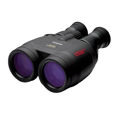 Abbildung von Canon 18x50 IS Allwetter Fernglas (18 fache Vergrößerung, wetterfest, Feldstecher, Präzisionsoptik, Bildstabilisator, manuelle Fokussierung, Dioptrinkorrektur, Porroprisma II), schwarz