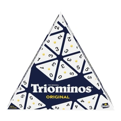 Abbildung von Triominos Deluxe, Brettspiele ab 6 Jahren, Familienspiel und Gesellschaftsspiele für 2 bis 4 Spieler