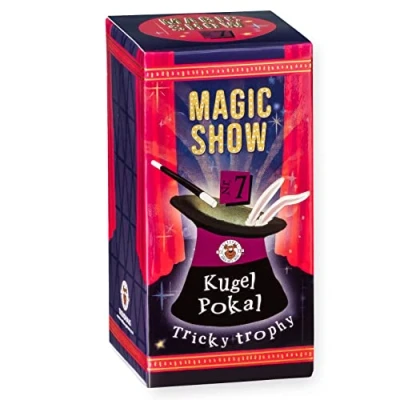 Abbildung von TRENDHAUS 957832 Magic Show Nr. 7 [ Kugel Pokal ], Verblüffende Zaubertricks für Kinder ab 6 Jahren, Inkl. Online Videos, Trick Nr.7