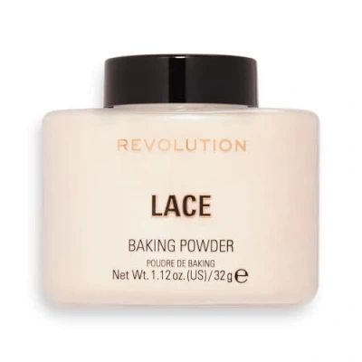 Abbildung von Makeup Revolution LACE Luxury Baking Powder Fixierspray und Fixierpuder, Damen, Größe: 32 g, Nude