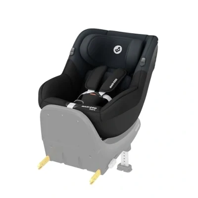 Abbildung von Maxi Cosi Pearl S i Size, Baby Autositz, 3 Monate4 Jahre, max. 18 kg, 61105 cm, Auto Kindersitz, 5 Liegepositionen, Easy in Gurthaken, G CELL Seitenaufprallschutz, Tonal Black
