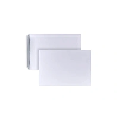 Abbildung von POSTHORN Versandtasche C4 (250 Stück), selbstklebende Versandtaschen ohne Fenster, weiße mit grauem Innendruck für Sichtschutz, 324 x 229 mm, 90g/m²