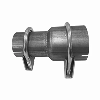 Abbildung von Rohr Reduzierstück von Ø 40 mm auf 45 Auspuff Adapter inkl. 2 Befestigung Schellen Reduzierverbinder Reduzierung Verbindungsstück Rohrreduzierung Abgasanlage Rohrverbinder Klemmstück Reduktion