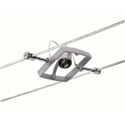 Abbildung von Paulmann 94132 Seilsystem Seil Leuchte Mac II Spot Single Erweiterung max.10W Chrom matt Seilleuchte Drahtseilsystem ohne Leuchtmittel