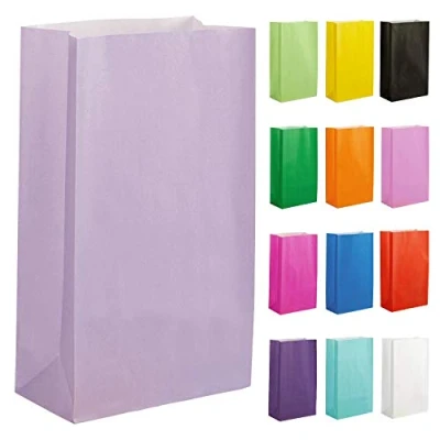 Abbildung von Thepaperbagstore 30 Papiertüten für Partys und Geschenke Lila 140x245x70mm