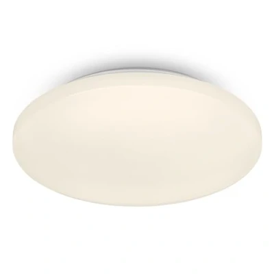 Abbildung von BRILONER LED Deckenlampe, Deckenleuchte Bad IP44, Badezimmerlampe, warmweißes Licht, Ø275 mm, Weiß