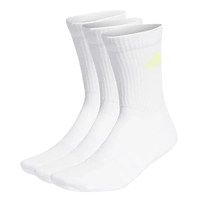 Abbildung von adidas, Cushioned, Socken (3 Paare), Weiß/Lucid Cyan/Lucid Lemon/Lucid Pink, Unisex Adult, 46 48