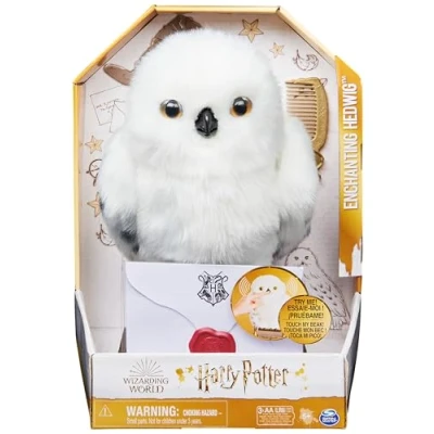 Abbildung von Wizarding World Harry Potter Interaktive Plüsch Eule Hedwig mit über 15 Geräuschen und Bewegungen