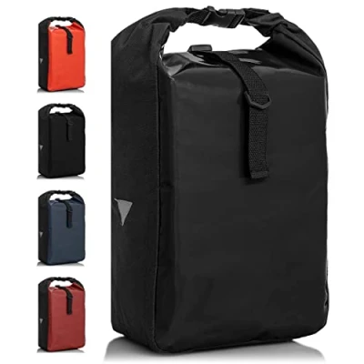 Abbildung von Büchel Unisex Aus Tarpaulin Gepäckträgertaschen, Schwarz Glossy, 48 X 25 14 Zentimeter EU