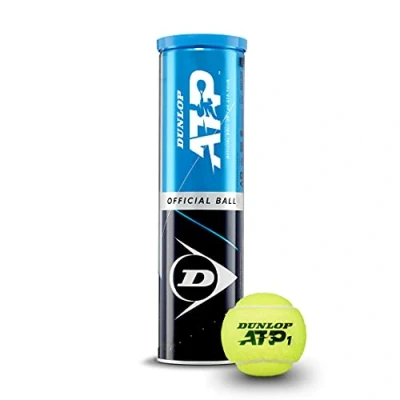 Abbildung von Dunlop ATP 4 PACK Unisex Tennisball, Größe: One Size, Gelb