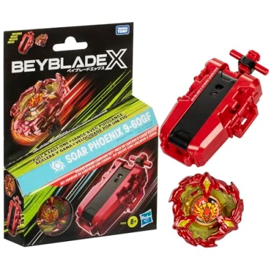 Abbildung von Hasbro Beyblade X Soar Phoenix 9 60GF Deluxe Schnur Starter Set