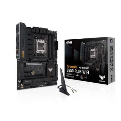 Abbildung von ASUS TUF GAMING B650 PLUS WIFI Mainboard Sockel AMD AM5 (Ryzen 7000, ATX, PCIe 5.0, DDR5 Speicher, 14 Power Stages, USB 3.2 Gen 2x2 Typ C, WiFi6, Aura Sync)