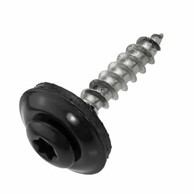 Abbildung von SCREW REBEL Spenglerschrauben Edelstahl A2 mit EPDM Dichtscheibe TX20, 100 Stück (4.5 x 20 mm anthrazit Stück)