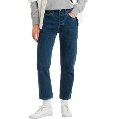 Abbildung von Levi&#039;s 501 CROP Jeans Straight Leg, Damen, Größe: 26x26, Hidden happiness