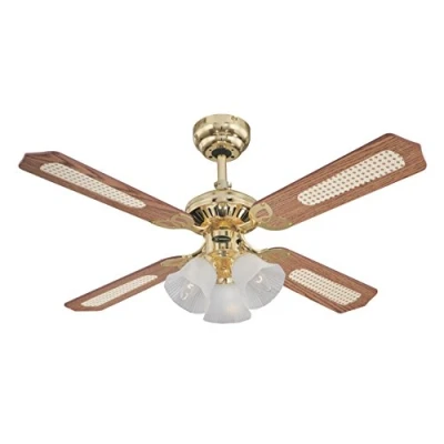 Abbildung von Westinghouse Princess Trio Ventilator Holz 105 cm