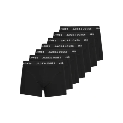 Abbildung von Jack &amp; Jones Jachuey Trunks 7 PACK Panties, Herren, Größe: Small, Black