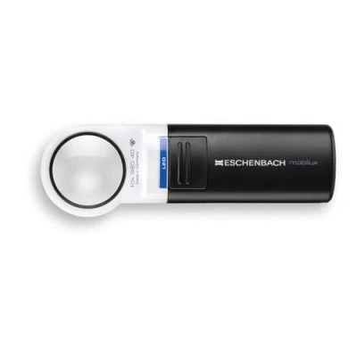 Abbildung von Eschenbach Optik Lupe Handlupe mit LED Beleuchtung mobiluxLED Vergrößerung: 10x Linsengröße: (Ø) 35mm
