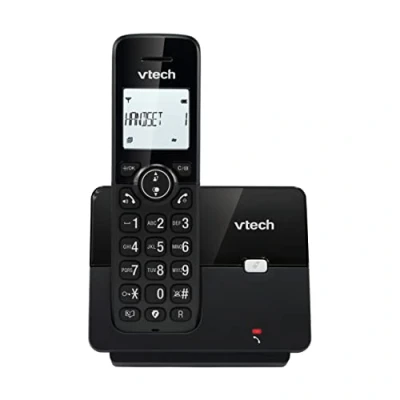 Abbildung von VTech CS2000 schnurloses Telefon, ECO+ Modus, Festnetztelefon, schwarz, Anrufsperre, Freisprechfunktion, große Tasten, zwei Zeilen Display