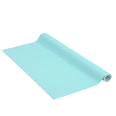 Abbildung von Venilia Klebefolie Aquamarin Uni Matt Türkis Opalblau Aquamarin, 45cm x 2m selbstklebende Möbel Folie, Dekofolie, Tapete, Küchenfolie PVC ohne Phthalate Made in EU