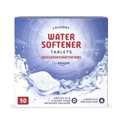 Abbildung von by Amazon Wasserenthärter für Waschmaschine, 50 Tabletten