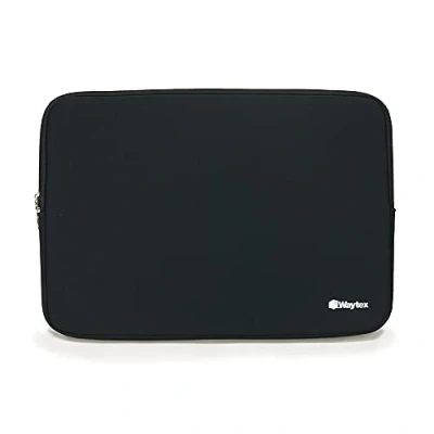 Abbildung von WAYTEX 71004 Schutzhülle für Laptop 17,4 Zoll, weiches Neopren, Schwarz