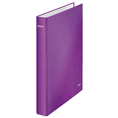 Abbildung von Leitz 42410062 Ringbuch wow, A4, PP, 2 Ringe, 25 Cm, violett