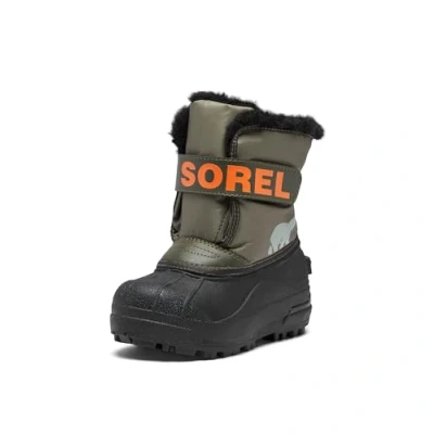 Abbildung von Sorel Childrens Unisex Snowboot/Winterstiefel für Kinder, Größe: 30, Stone green/alpine tundra Schuhe
