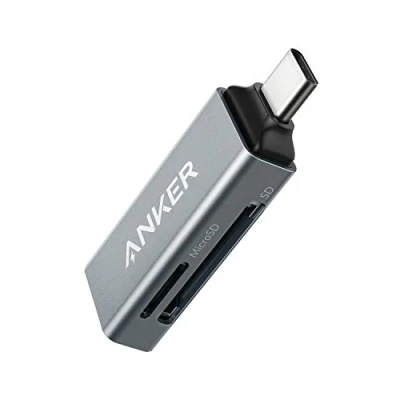 Abbildung von Anker 2 in 1 USB C Speicherkartenleser für SDXC, SDHC, SD, MMC, RS Mikro SDHC und UHS I Karten