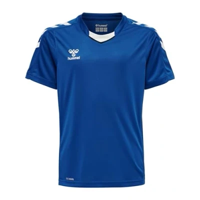 Abbildung von hummel Unisex Kinder Hmlcore Xk Poly Jersey S/S Kids T Shirt, Blau, 128 EU