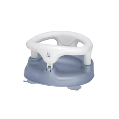 Abbildung von Rotho Babydesign Badewannensitz blau Rutschfeste und hoher Sitzkomfort mit Kindersicherung Sitzhilfe Badesitz
