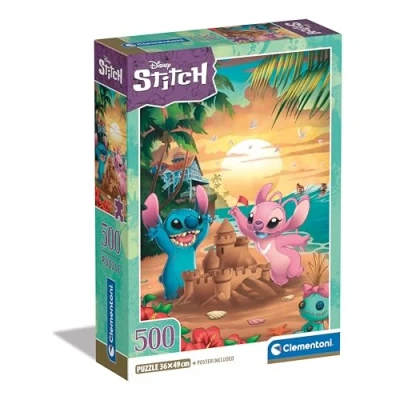 Abbildung von Clementoni Disney Stitch Puzzle 500 Teile Kinder &amp; Erwachsene in 49 x 36 cm von 35547