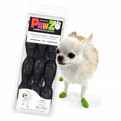 Abbildung von PAWZ PAWB Tiny Hundestiefel, schwarz, Sehr klein