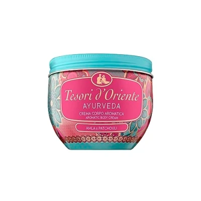 Abbildung von TESORI D’ORIENTE Körpercreme &#039;Ayurveda&#039;, 300 ml, aromatische Bodylotion mit Amla Frucht und Patchouli, Feuchtigkeitscreme zur Körperpflege, Wellness Ritual für Körper &amp; Sinne