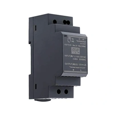 Abbildung von 12 VDC 2 A 24 Watt Mean Well HDR 30 Hutschienen Netzteil DIN Rail