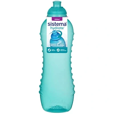 Abbildung von Sistema Squeeze Twist &#039;n&#039; Sip Sport Wasserflasche 620 ml auslaufsichere Kinderwasserflasche BPA frei verschiedene Farben (nicht wählbar) 1 Stück