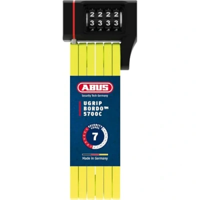 Abbildung von ABUS Unisex Faltschloss, Grün (Lime), 80 cm