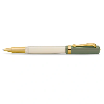 Abbildung von Kaweco STUDENT Rollerball 60&#039;s Swing I Gel / Kugelschreiber aus hochwertigem Acryl mit Keramikkugel Edler Kuli 23 g Tintenroller 0.7 mm Mine Nostalgischer Gelroller 16 cm
