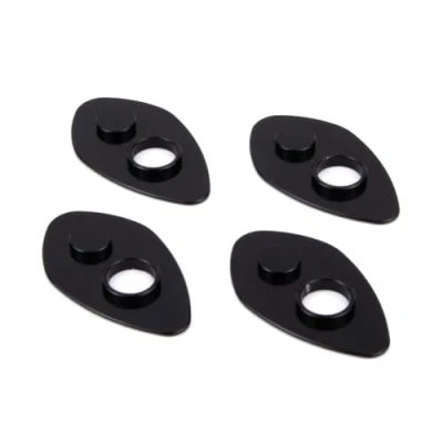 Abbildung von Aharon Motorrad LED Blinkerhalter im 4er Pack Kompatibel mit Honda, M8/M10 Gewinde Blinkerplatten CNC Aluminium Montageplatten Adapterplatten Blinkleuchten Blinker für Motorräder