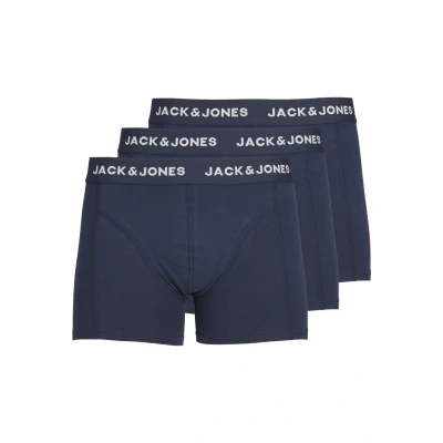 Abbildung von Jack &amp; Jones Anthony Trunks 3PACK Boxerbriefs, Herren, Größe: Medium, Blue nights