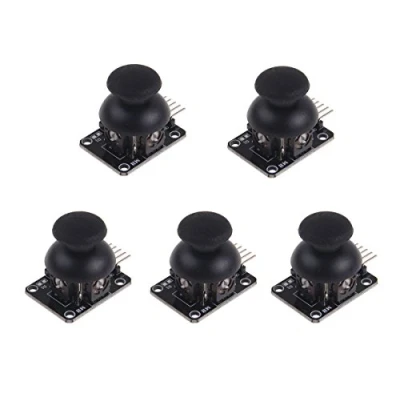 Abbildung von ARCELI 5 STÜCKE PS2 Joystick Spiel Controller XY Dual axis Breakout modul für Arduino
